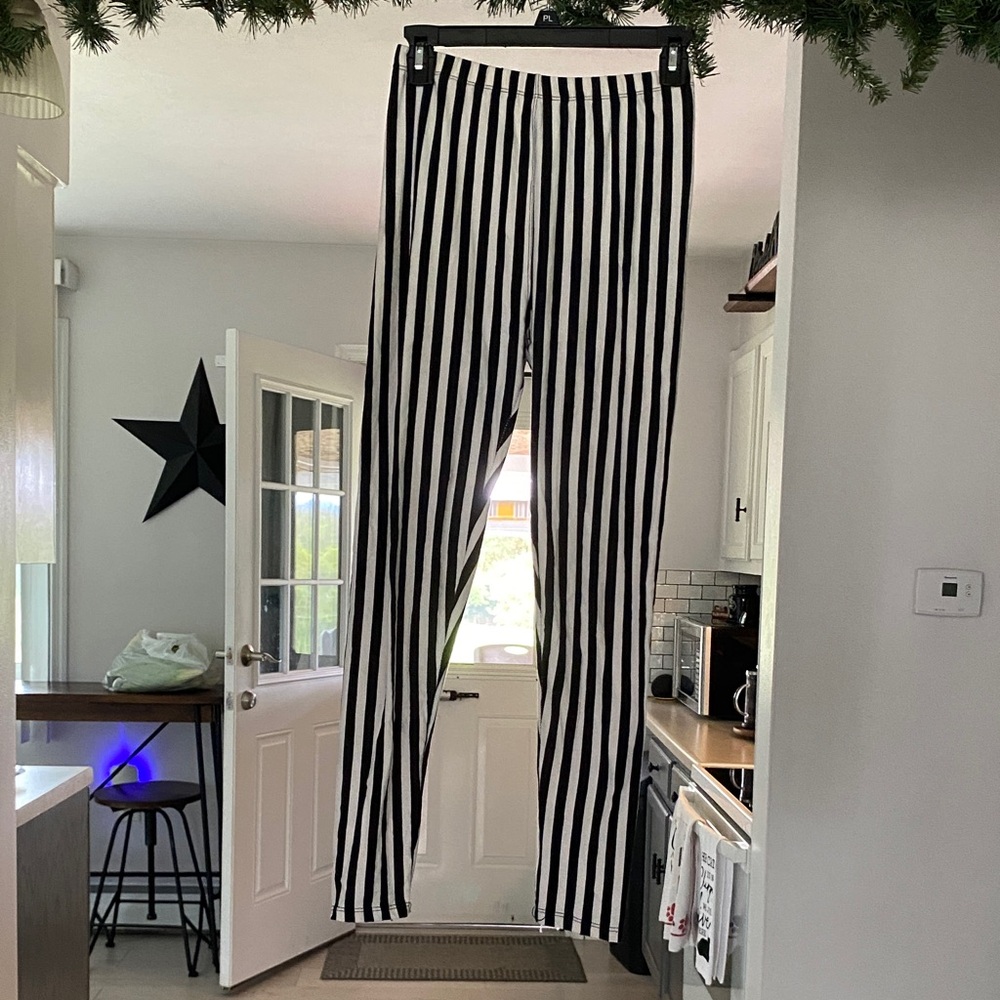 Agnes & Dora Gray and Cream Striped Apparel